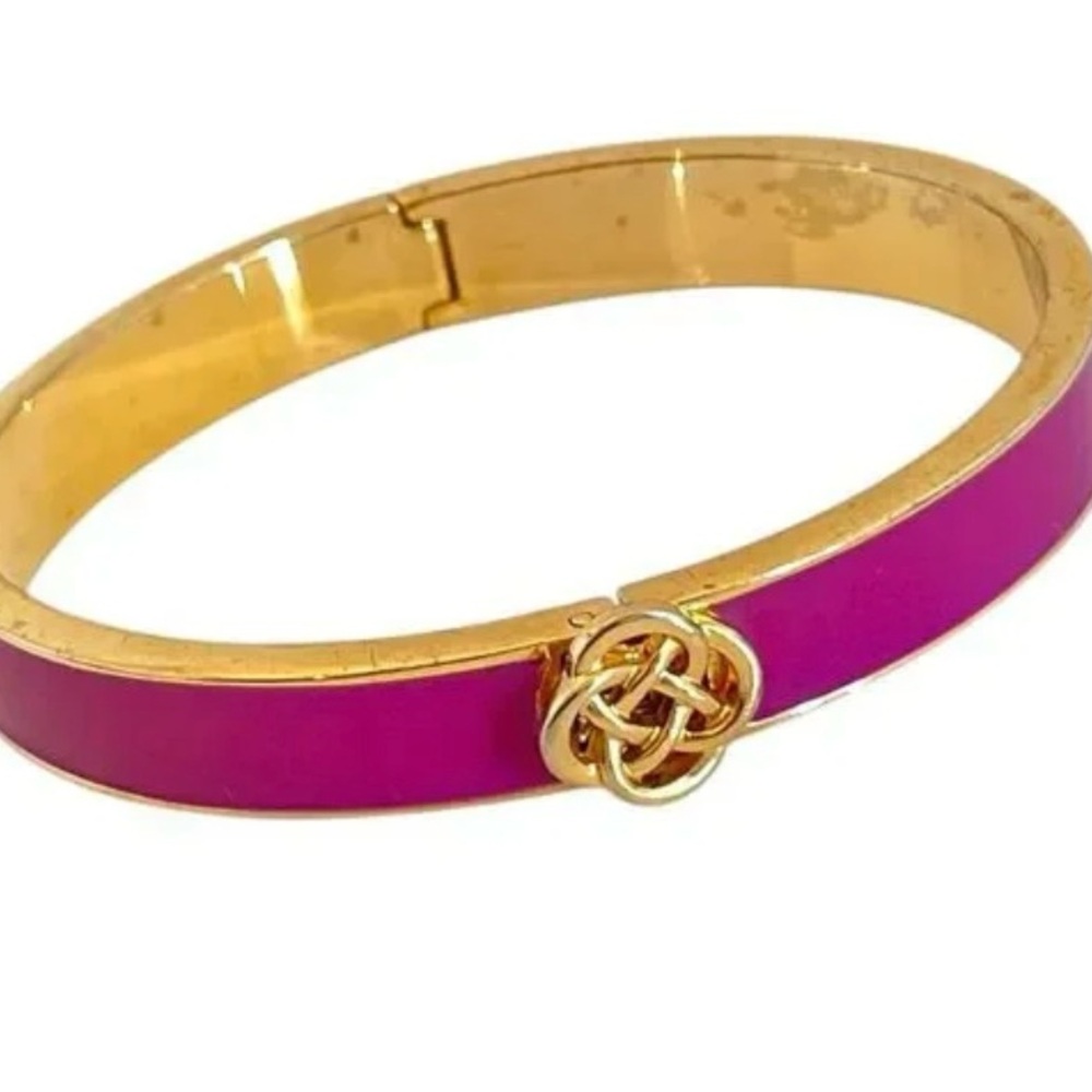 Stella & Dot Enamel Bracelet w/Celtic Knot